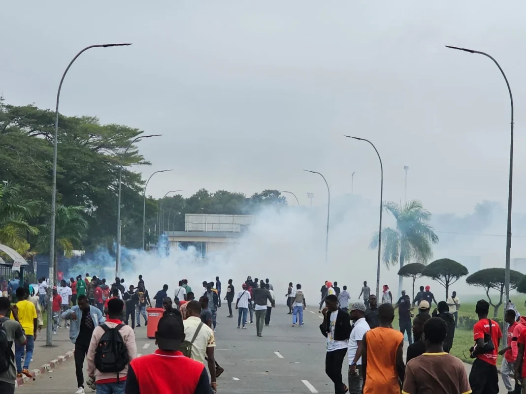 Affrontement FESCI et police